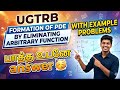 UGTRB MATHS UNIT III-Formation of PDE by eliminating arbitrary function #ugtrbmaths @AadhiranAcademy