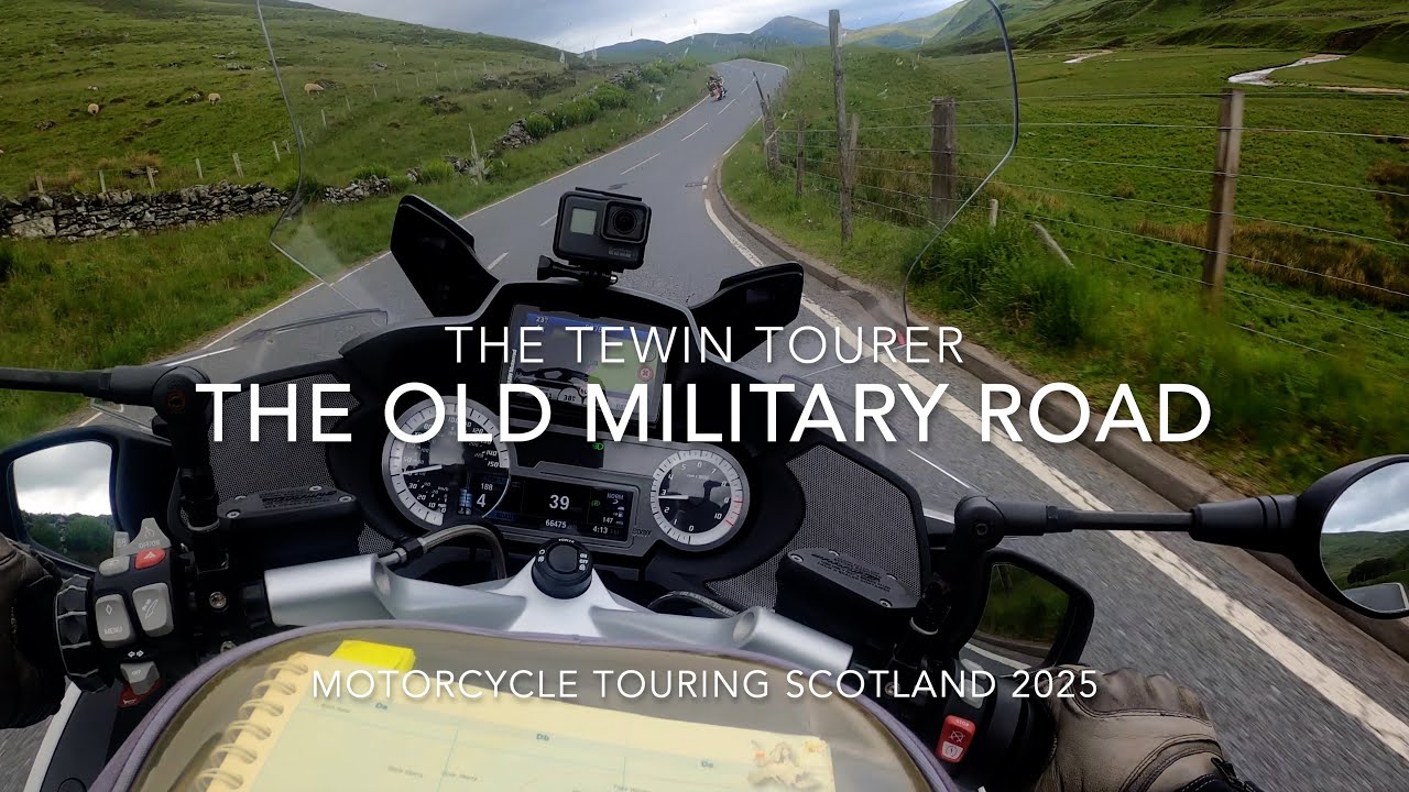 The Old Military Road - BMW R1200RT - Motorcycle Touring Scotland 2025.