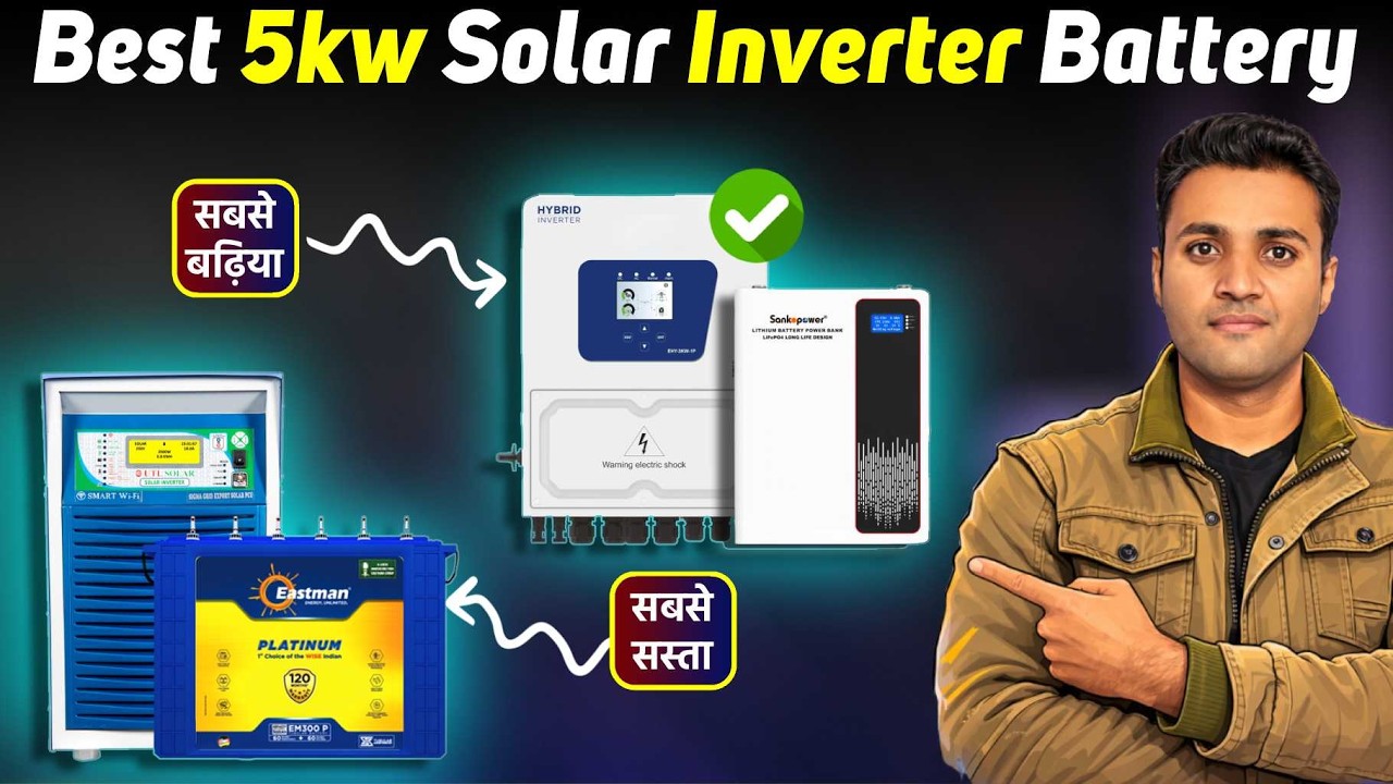 Best Inverter Battery for Home 2026 | Best 5kw Solar Inverter Fome Home ...