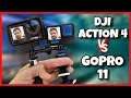 DJI ACTION 4 vs GOPRO 11 ¿Cuál es LA MEJOR para VLOG y ACCIÓN para MI?