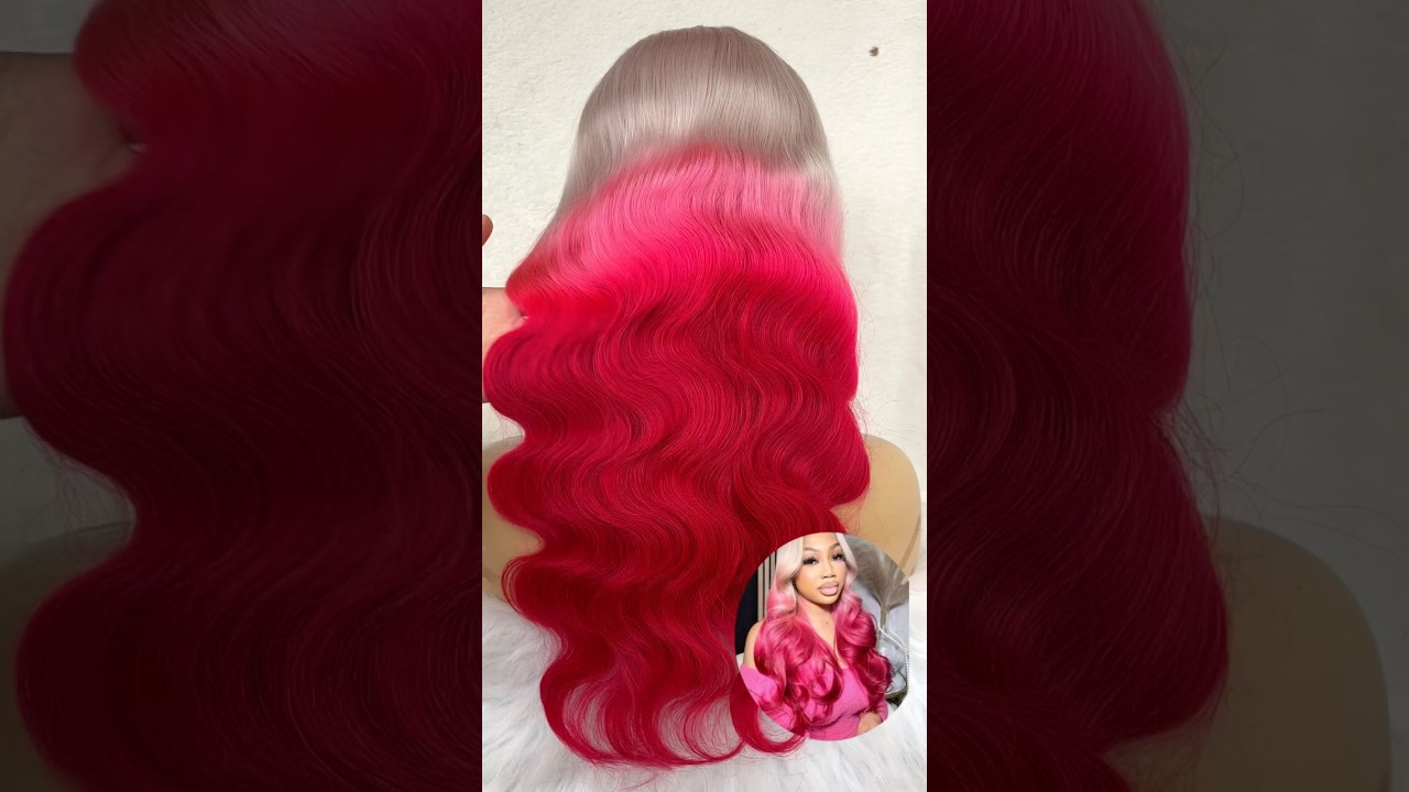 13*4 colored lace frontal wig