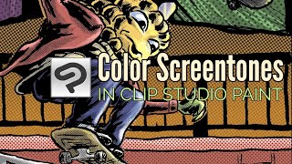 How to create Color Screentones in Clip Studio Paint