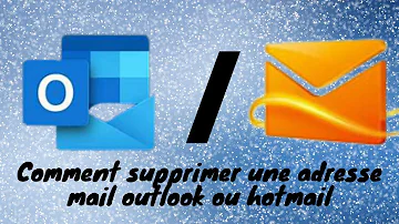 Comment supprimer une adresse mail Outlook sur telephone ?