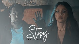 nancy and dante | I want you to stay. [1x07]