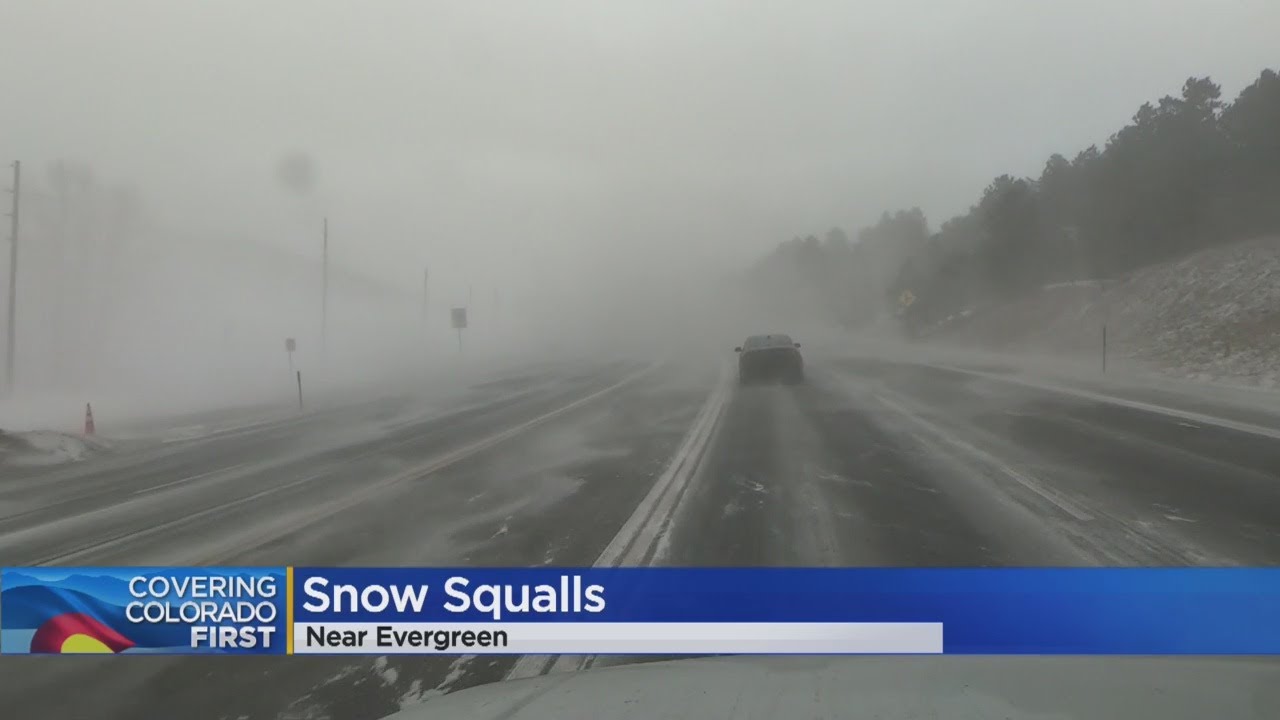 Snow Squalls Prompt Warnings - YouTube