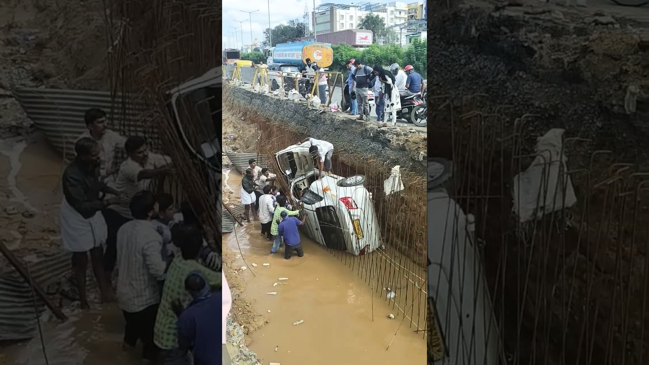 Swift car accident 😔 in highway Hosur road 