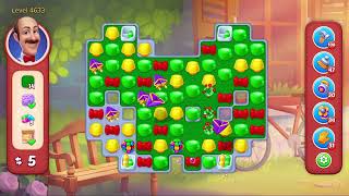 Homescapes Level 4633 - 14 Moves - No Boosters