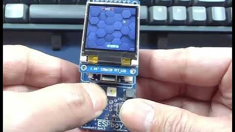 ESPboy, Which I Made B4, Runs on ESP8266