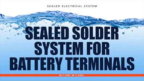 Sealed Solder System for Battery Terminals