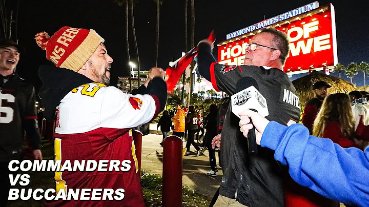 Fans REACT To Washington Commanders vs. Tampa Bay Buccaneers! | NFL Playoffs