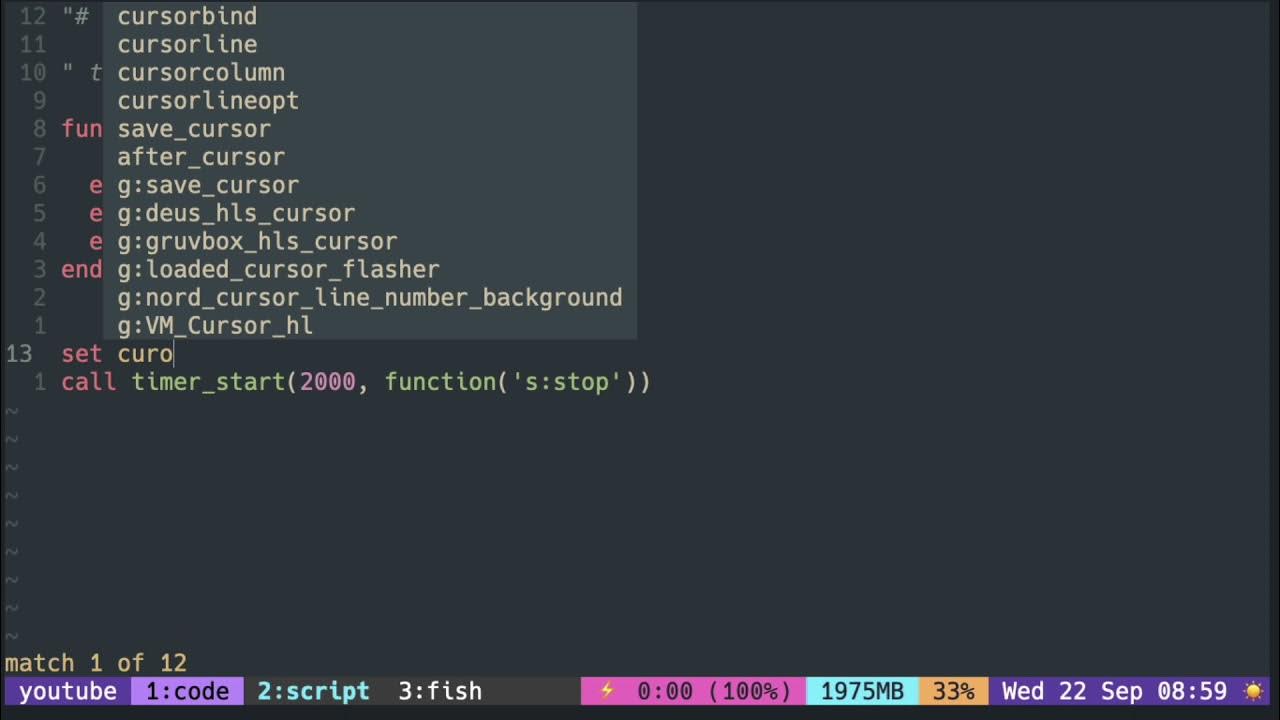 Neovim API Async ( start a timer ) YouTube