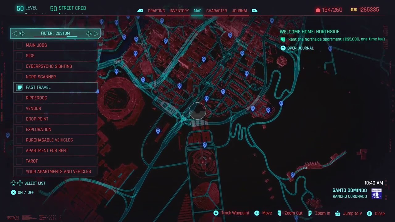 all of cyberpunk 2077 fast travel points - YouTube