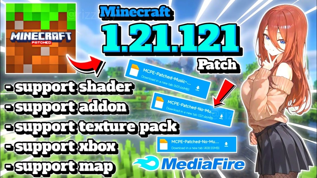 MINECRAFT PATCH 1.21.121 Latest || Terbaru Support Shader