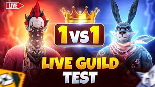 FREE FIRE LIVE STREAM GUILD TEST