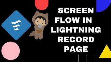How to use Screen Flow into Lightning Record Page in Salesforce? | #Salesforcehunt |