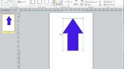 Tutorial on inserting shapes in Publisher 2010