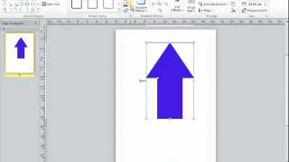 Tutorial on inserting shapes in Publisher 2010
