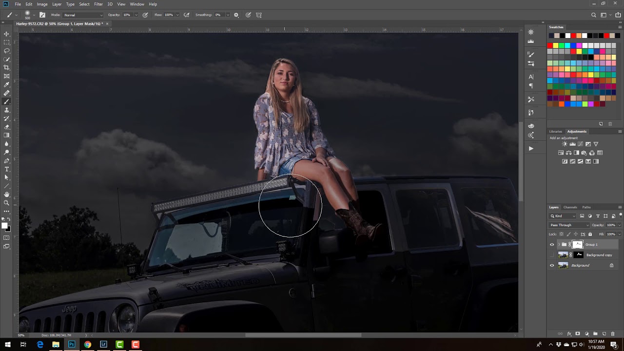 Day to Night Conversion in Photoshop