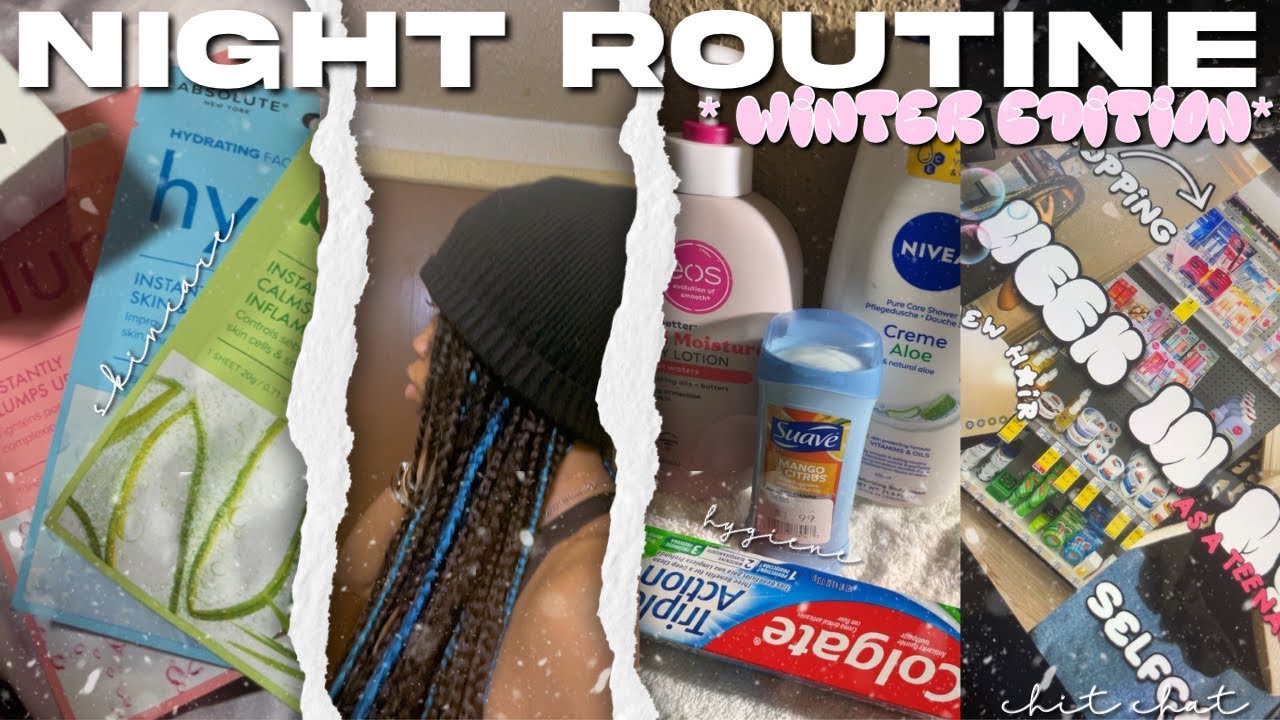 my realistic winter night routine ♡ cleaning , editing  , skincare , etc || Nae’sworldd 