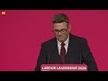 WATCH: Andy Burnham's first speech as Labour leader