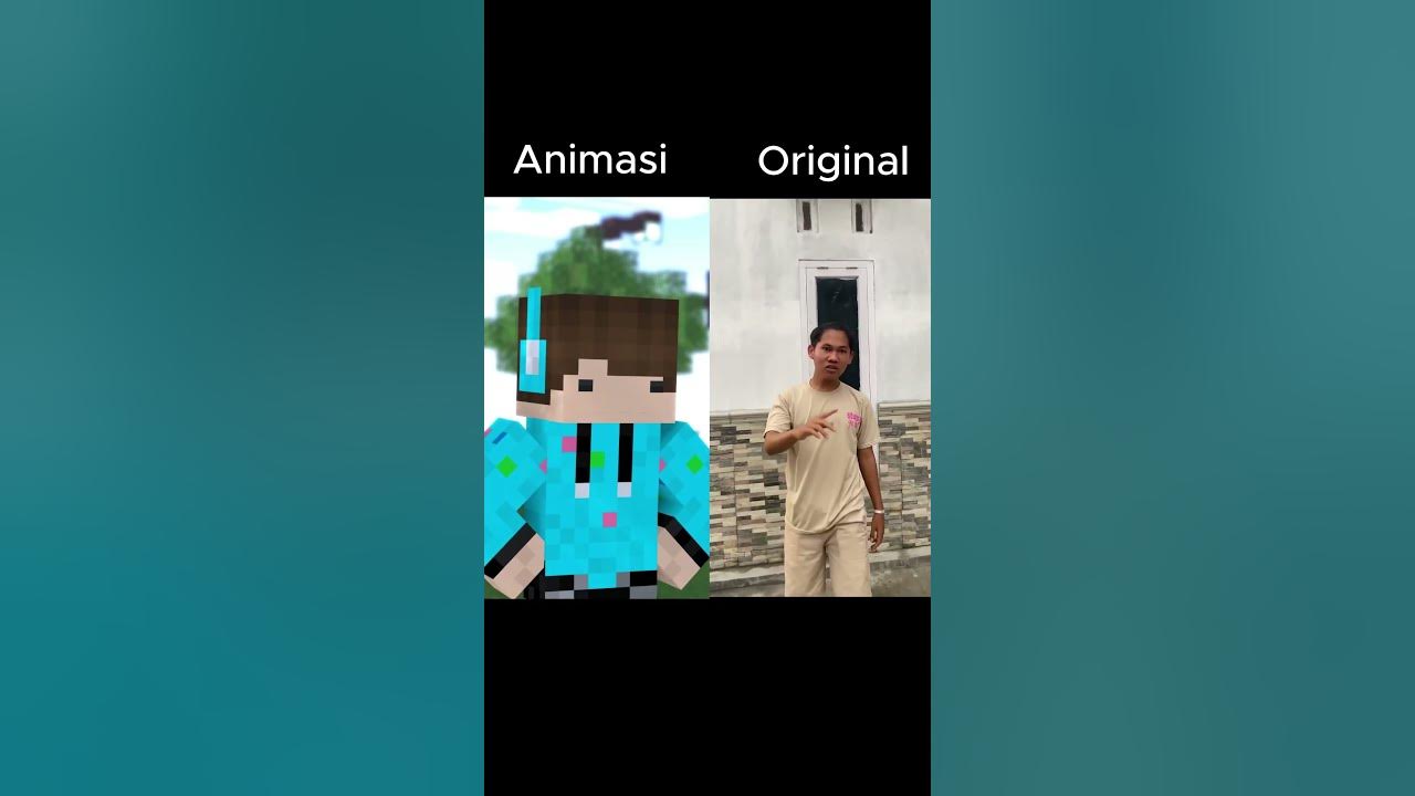 Animasi Vs Original Trio Cilok Parody @Omped_Visual22  #minecraft #animation