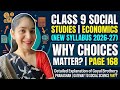 Class 9th (2026-27) Social studies chapter:11  why choices matter Page no- 168 detailed explanation 