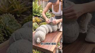 DIY CEMENT  🐛 IDEAS #diy #cement #garden