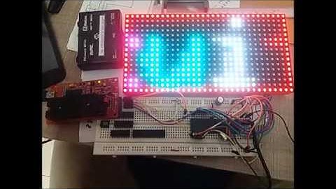 RGB LED MATRIX PIC