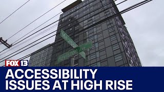 Elevator out of service at Seattle highrise | FOX 13 Seattle