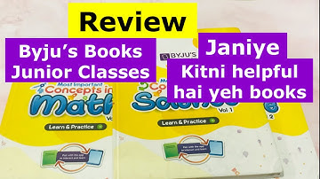 Unboxing and Review about Byjus books for Junior Classes