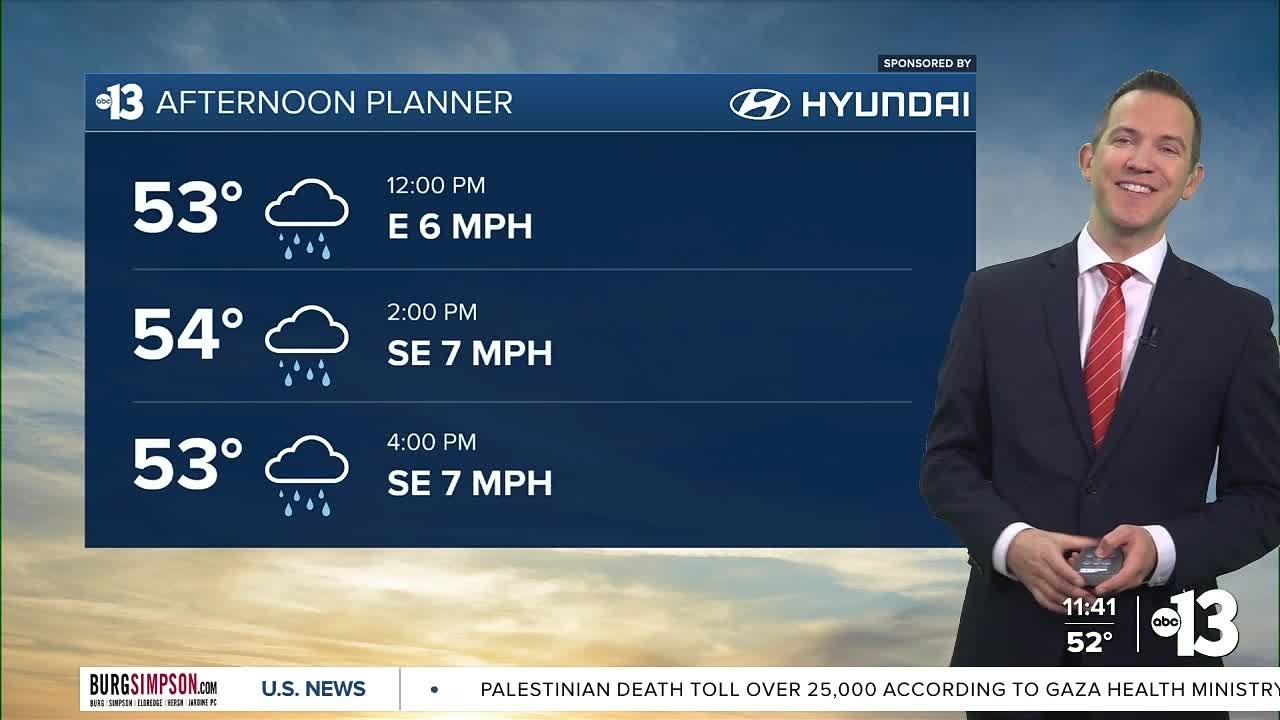 Rain Monday lingers Tuesday - YouTube