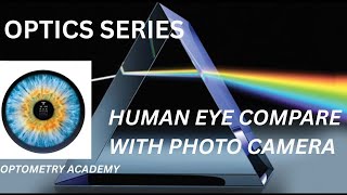 Human eye comparison with photo camera, similarities vs differences