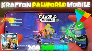 KRAFTON Palworld Mobile | Android/iOS Device Requirements & RAM Test (2GB 3GB 4GB) 🔥
