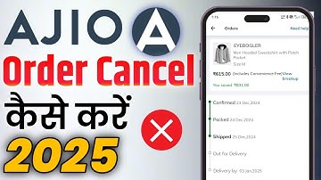 ajio order cancel kaise kare | how to cancel ajio order after shipping