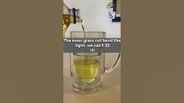 The Science of Invisibility: Making a Glass DISAPPEAR! ✨️ #shorts #magic