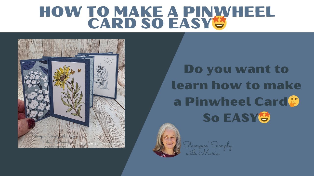🔴Make a Super FUN Pinwheel Card - So EASY🤩 - YouTube