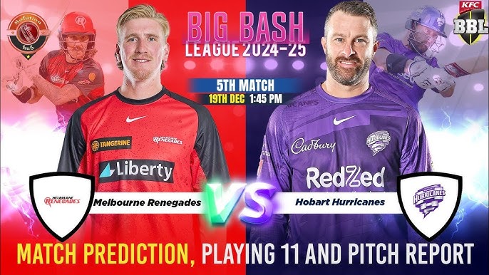 BBL 2024 5th Match Prediction & Pitch Report Melbourne Renegades ...