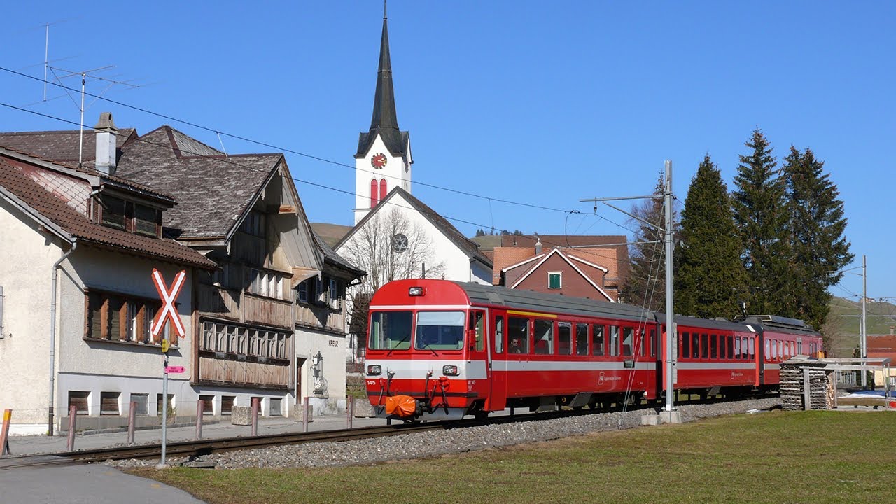 Appenzeller Bahnen (CH) Gossau-Appenzell-Wasserauen