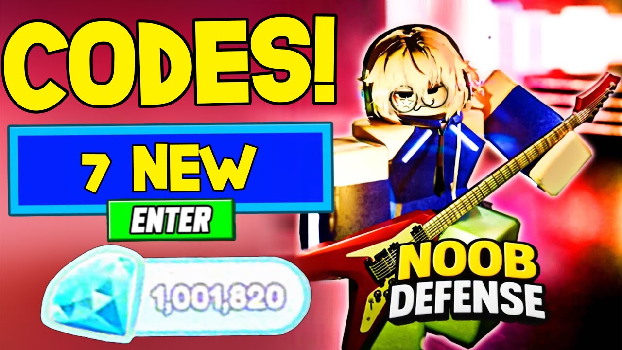 *NEW CODES* ALL WORKING CODES FOR NOOB DEFENSE IN MAY 2025 - ROBLOX ...