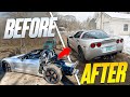 I Rebuilt a Wrecked Corvette and Learned Manual in 24 hours