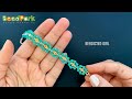 Beadpark Tutorial|| Beaded bracelet || Rondelle bracelet