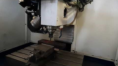 Test máy phay cnc BAZ15 thay điều khiển Syntec 21MA- 1. tel: 0982428683