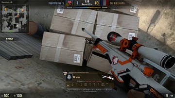 CS GO POV   G2 shox vs HellRaisers dust2 @ ESL Pro League S4