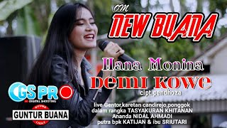 Demi kowe - Hana Monina - New Buana || Guntur Buana Audio