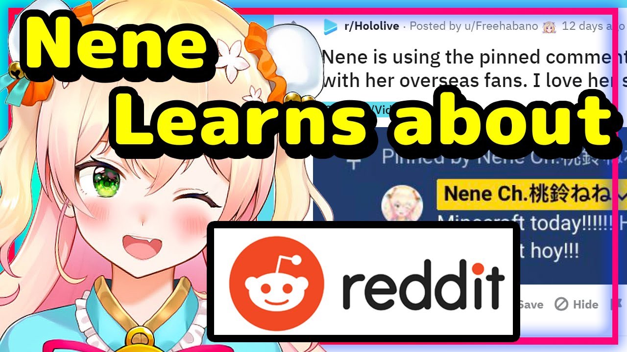 【ENG Sub】Momosuzu Nene - Learns about Reddit