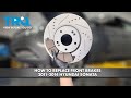 How to Replace Front Brakes 2011-2014 Hyundai Sonata