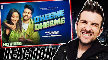 Dheeme Dheeme - Tony Kakkar ft. Neha Sharma | Official Music Video (REACTION!!!)