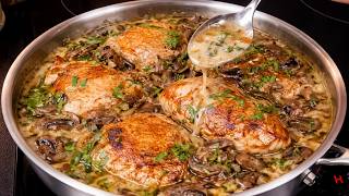 En Sevdiğim Tavuk Ve Mantar Tarifi, Haftada 3 Kez Yapıyorum Tek Tencerede Hazırlanan Nefis Bir Akşa