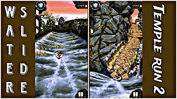 collect 500 coins on waterslide and use shield 20 times[DAILY MISSION] Temple Run 2 gameplay