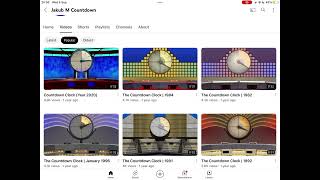 Countdown Clock (Year 2020) has become my most viewed video